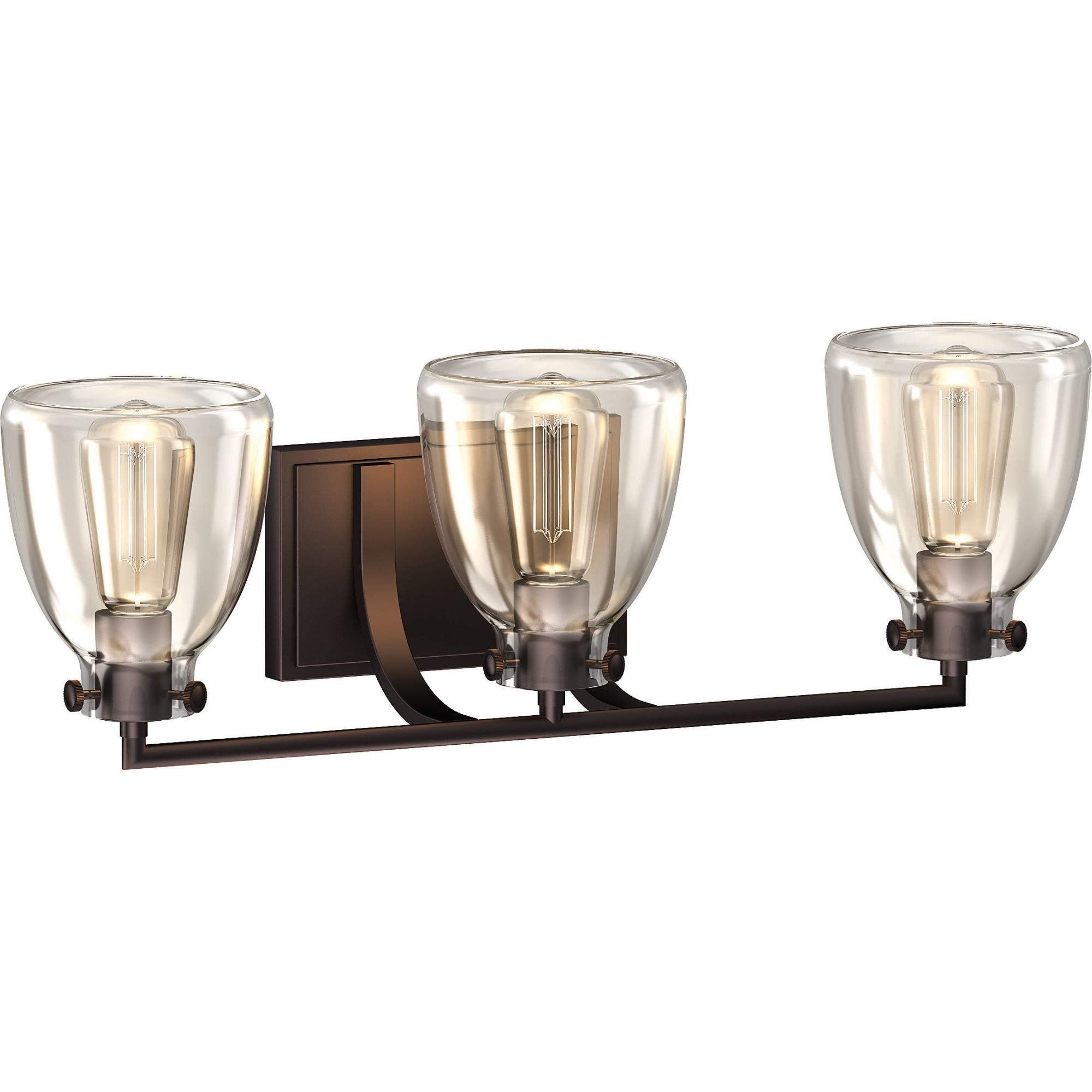 Volume Lighting V3313-79 Volume Lighting V3313 3 Light 24" Wide Vanity Light with Clear Glass