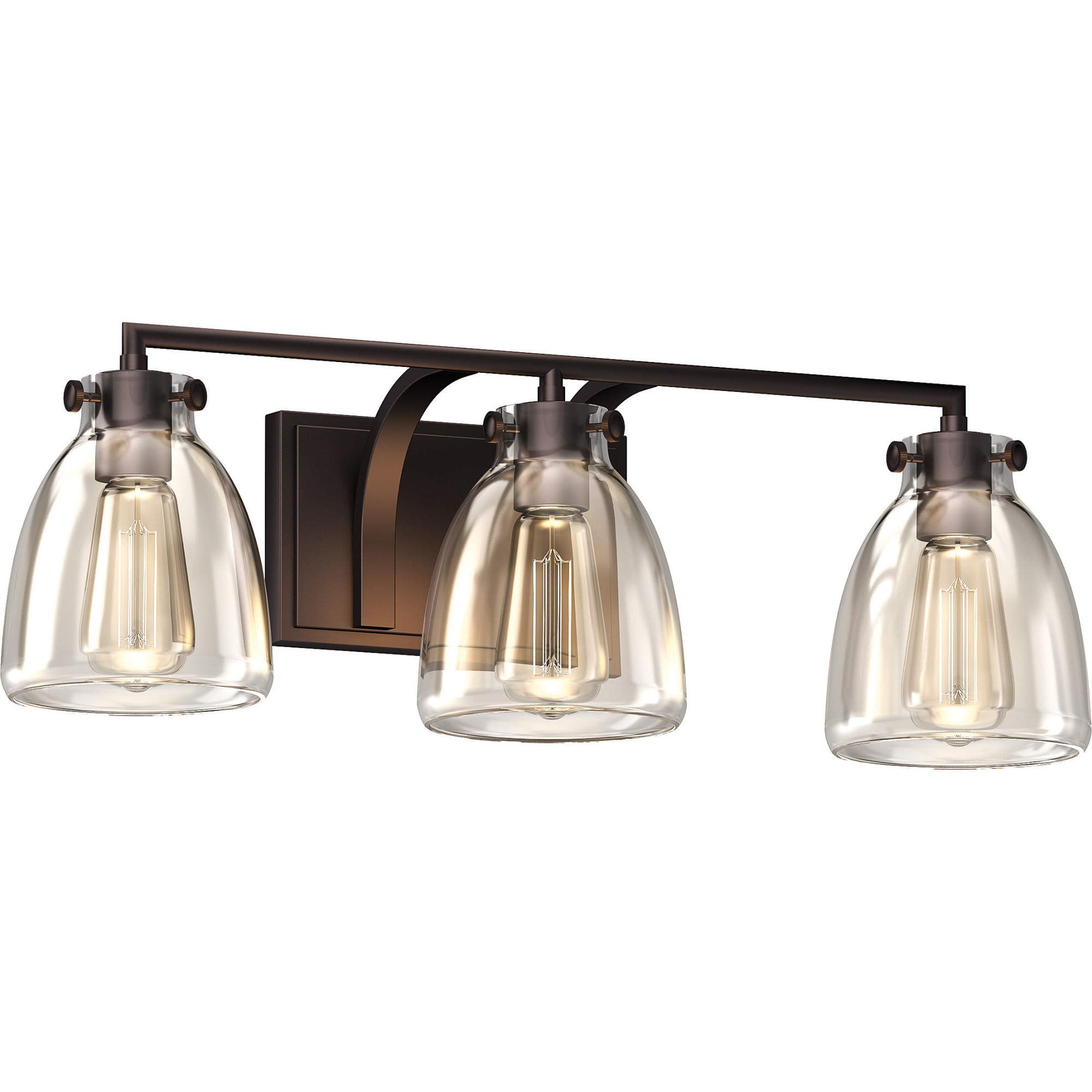 Volume Lighting V3313-79 Volume Lighting V3313 3 Light 24" Wide Vanity Light with Clear Glass