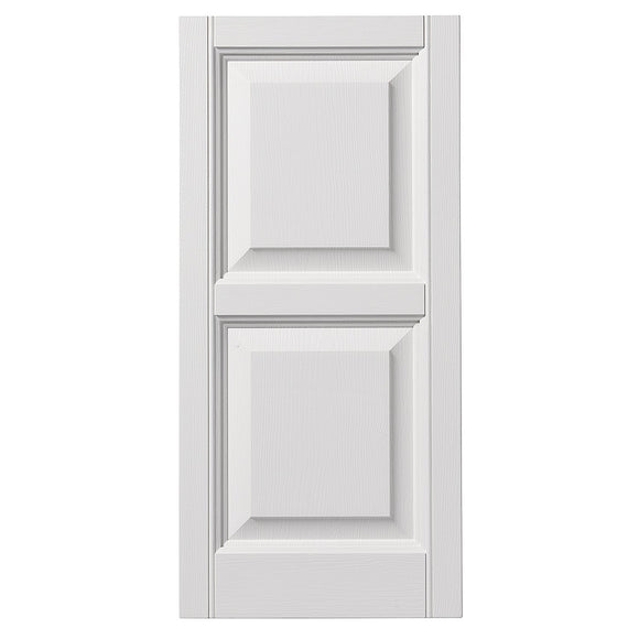 Ply Gem Shutters and Accents VINRP1543 11 Raised Panel Shutter, 15