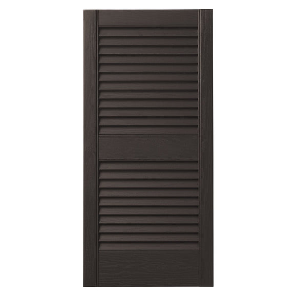 Ply Gem Shutters and Accents VINLV1539 59 Louvered Shutter, 15
