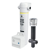 GE Single Stage Under Sink Water Filter System | Water Filtration System Reduces Impurities in Water | Easy Install, No Plumbing Required | Replace Filter (FQK1K) Every 6 Months | GXK185KBL
