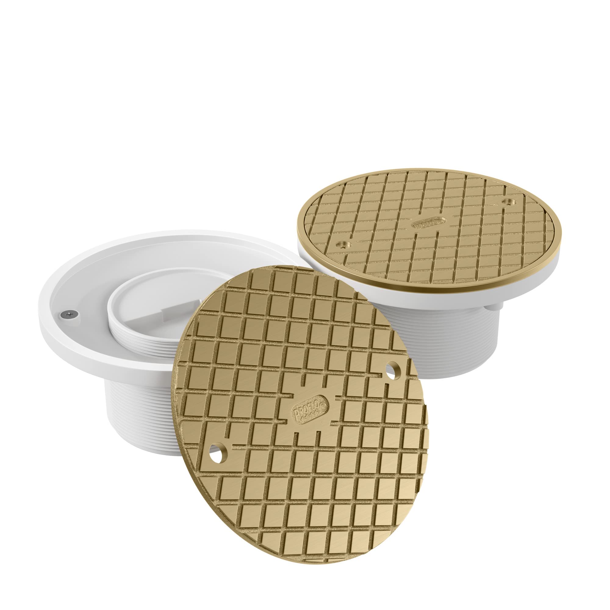 PROFLO PF42817 PROFLO PF42817 6" Brass Cover Adjustable Cleanout