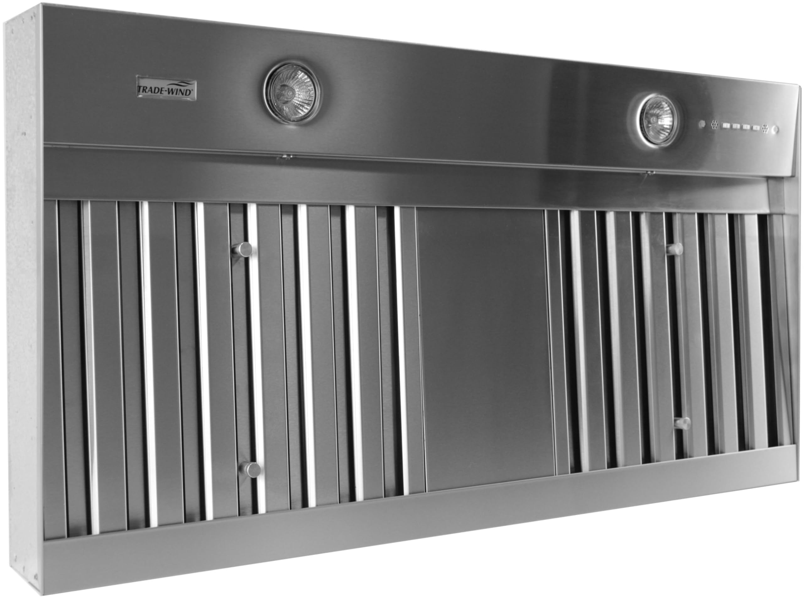 Trade-Wind VSL448-0-22BF VSL400 Series 48 Inch Wide Range Hood Insert with LED Lighting and Baffle Filters - Stainless Steel