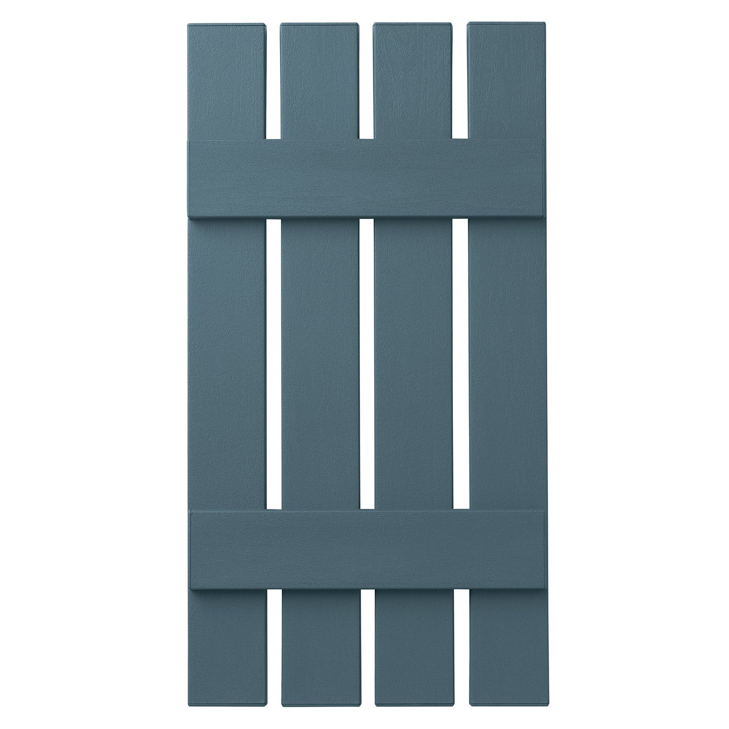 Ply Gem Shutters and Accents VIN401635 11 4 Board Open Board & Batten Shutter, White