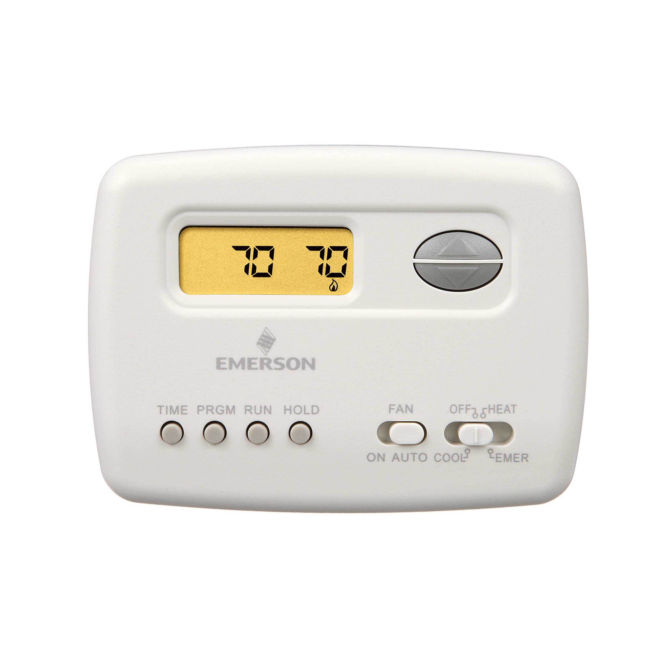 Emerson 1F72-151 5-2 Day Programmable Thermostat for Heat Pump Systems