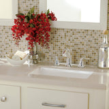 Mirabelle MIRU1713BS 17-1/8" Porcelain Undermount Bathroom Sink with Overflow