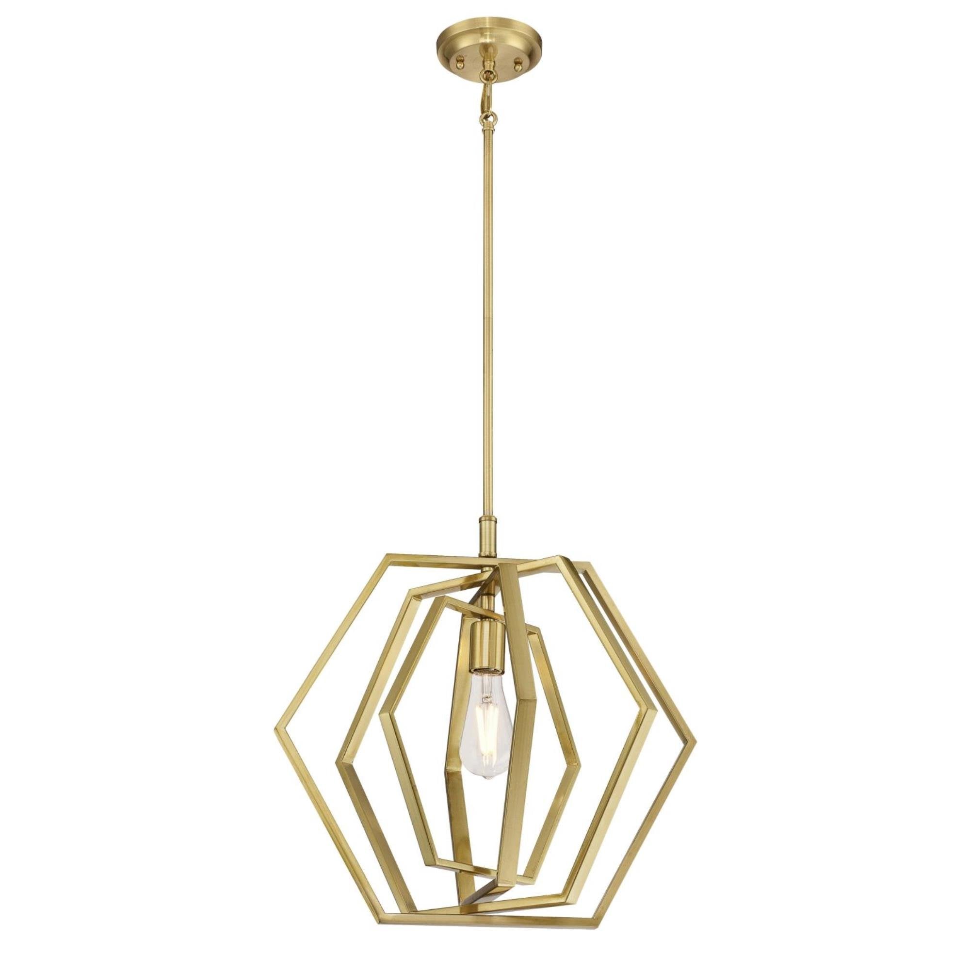 Westinghouse 6351200 Pendant, 18-Inch, Brass