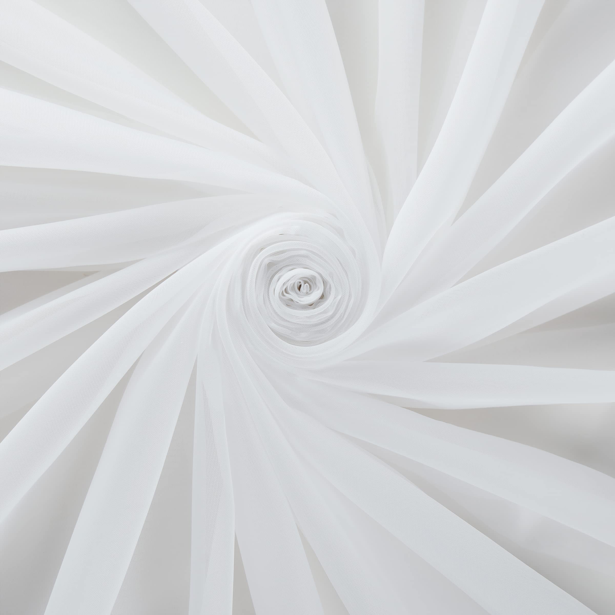 Eclipse Livia Sheer Rod Grommet 54 x 84 Curtain Panel in White