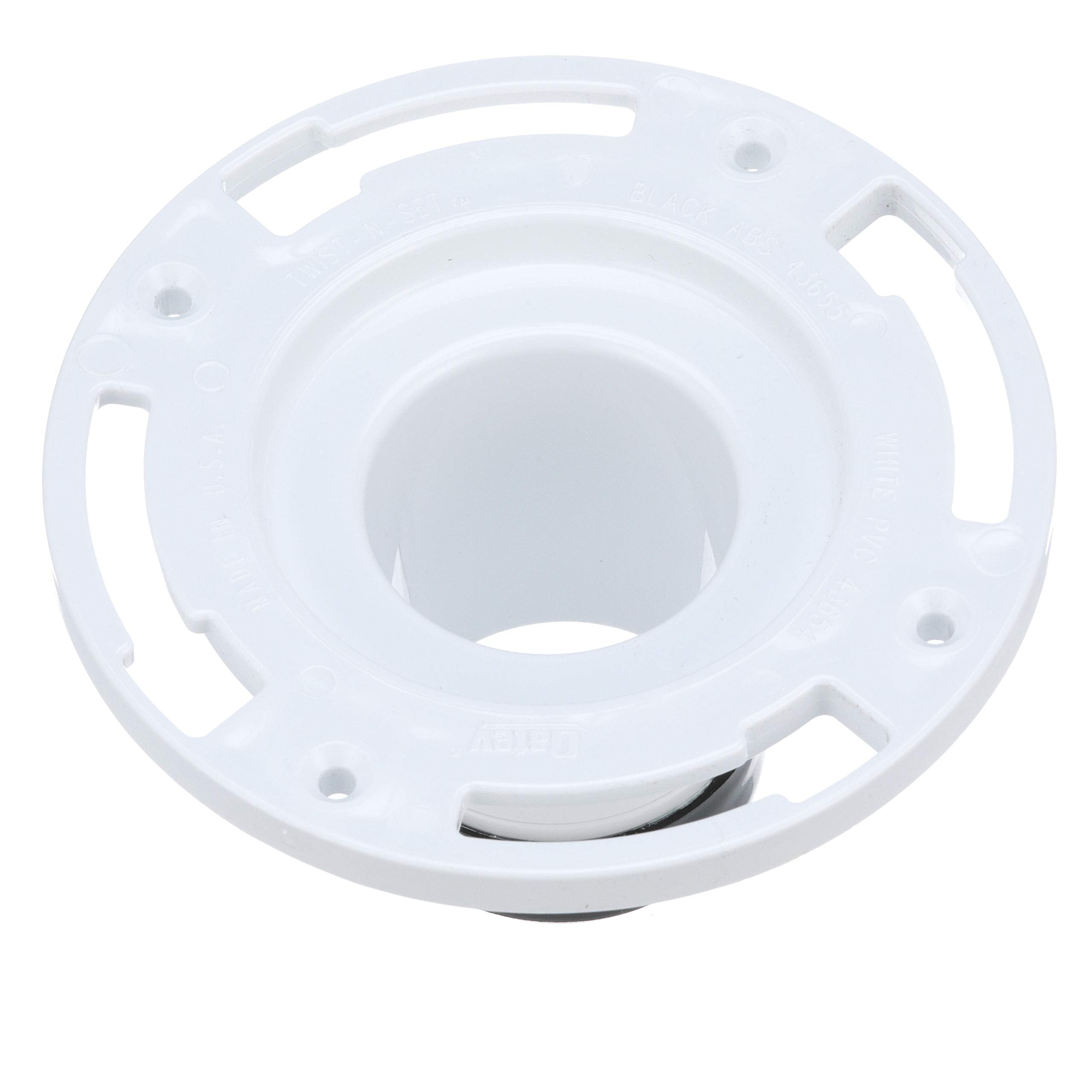 Oatey 3 in. PVC Twist-N-Set Closet Flange