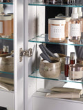 KOHLER 99003-TLC-NA Verdera 20" W x 30" H Medicine Cabinet with Lights, Recessed or Surface Mount Bathroom Medicine Cabinet with Mirror