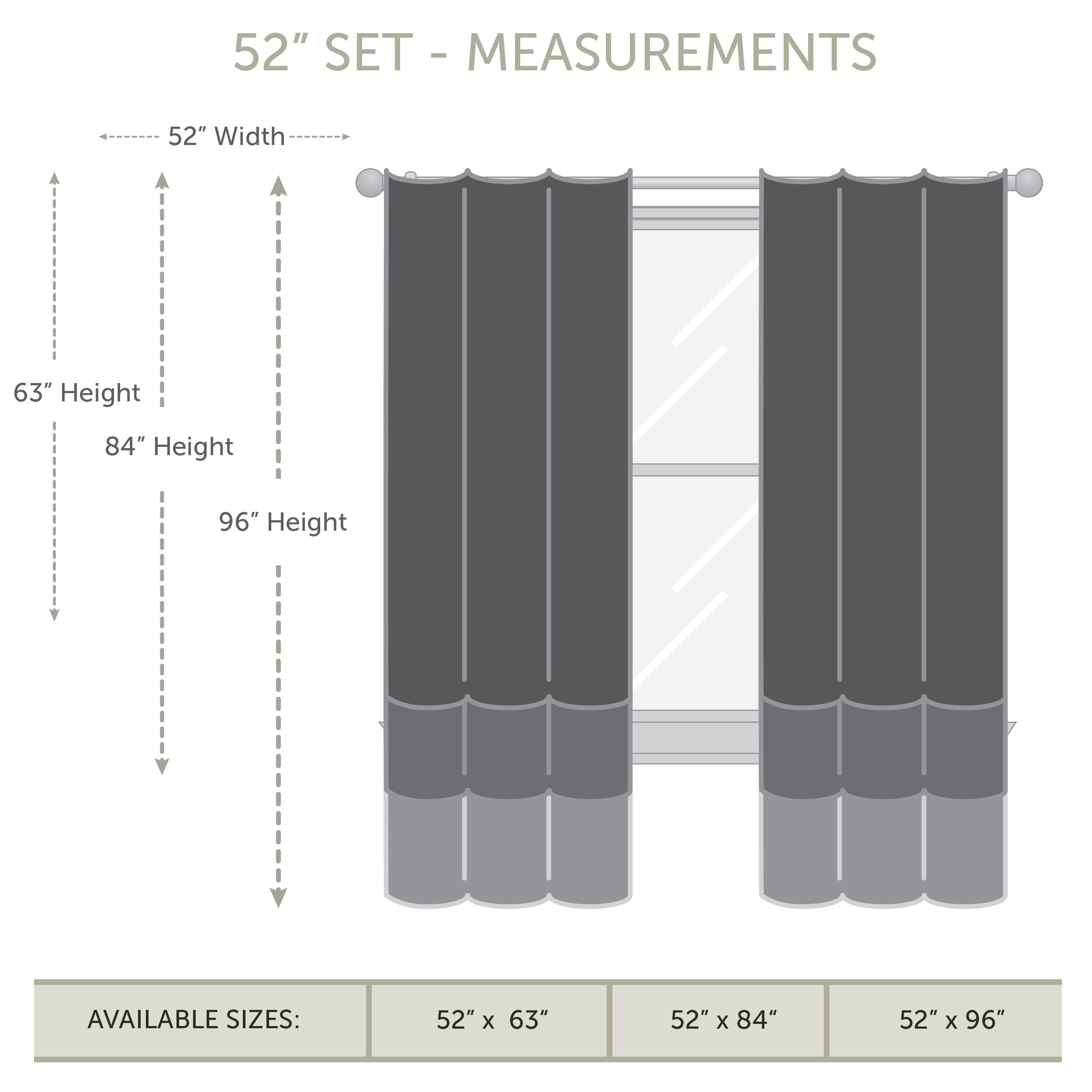 Rod Desyne Window Thermal Isulated Blackout Curtain with Metal Grommet, 52" x 84", Red - 1 Panel