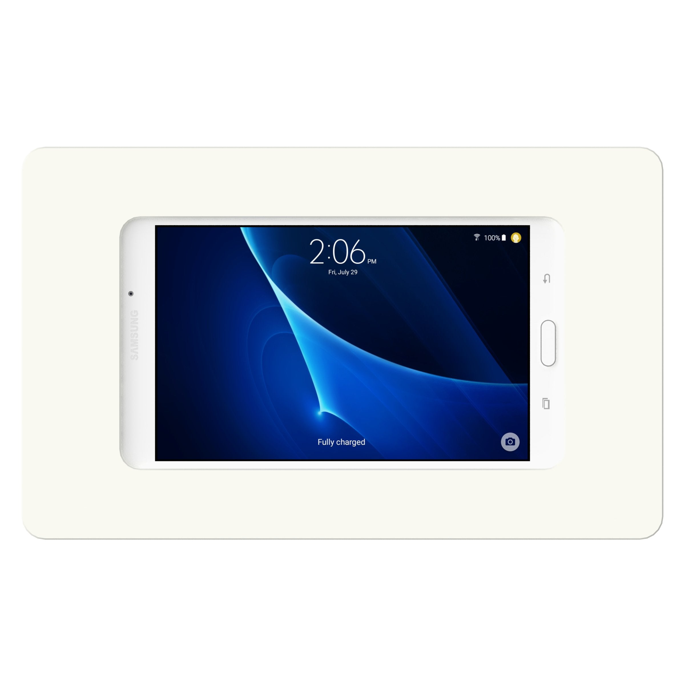 VidaMount White On-Wall Tablet Mount Compatible with Samsung Galaxy Tab A 7.0