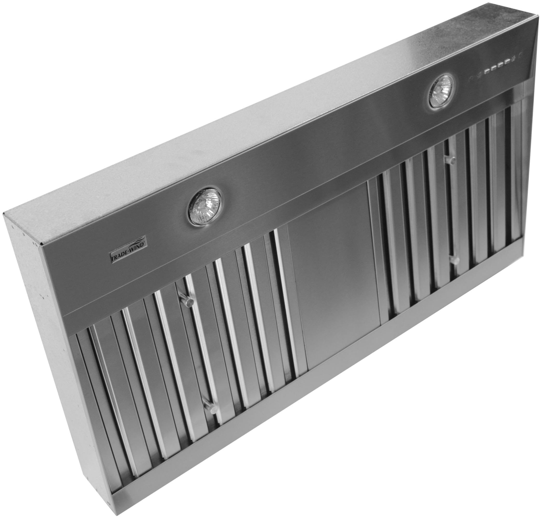 Trade-Wind VSL448-0-22BF VSL400 Series 48 Inch Wide Range Hood Insert with LED Lighting and Baffle Filters - Stainless Steel