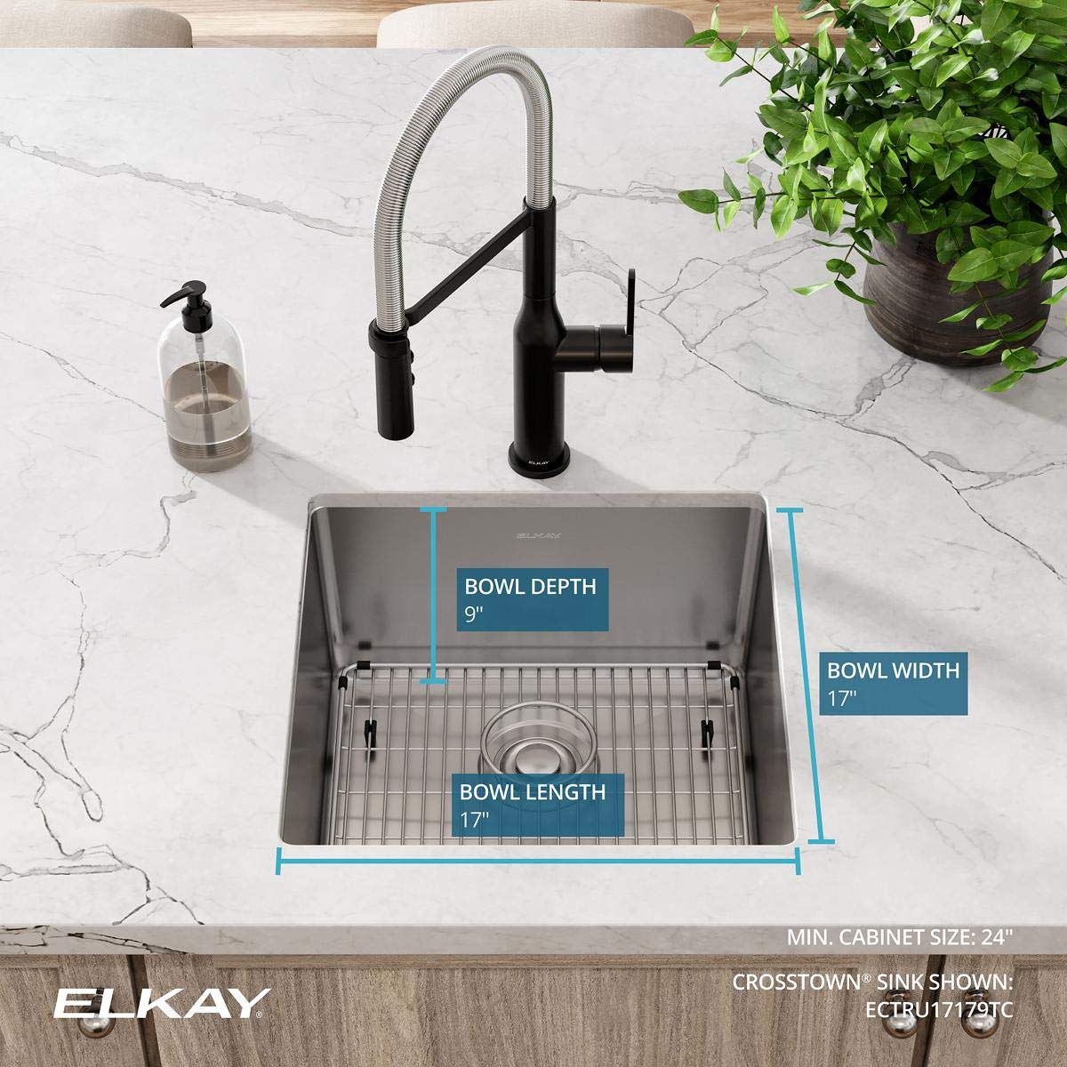 Elkay ECTRU17179TC Sink, 19", 0