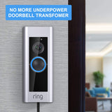 Doorbell Transformer Compatible with Ring Video Doorbell Pro 16v 30va Hardwired Door Chime Transformer (2 Pack)