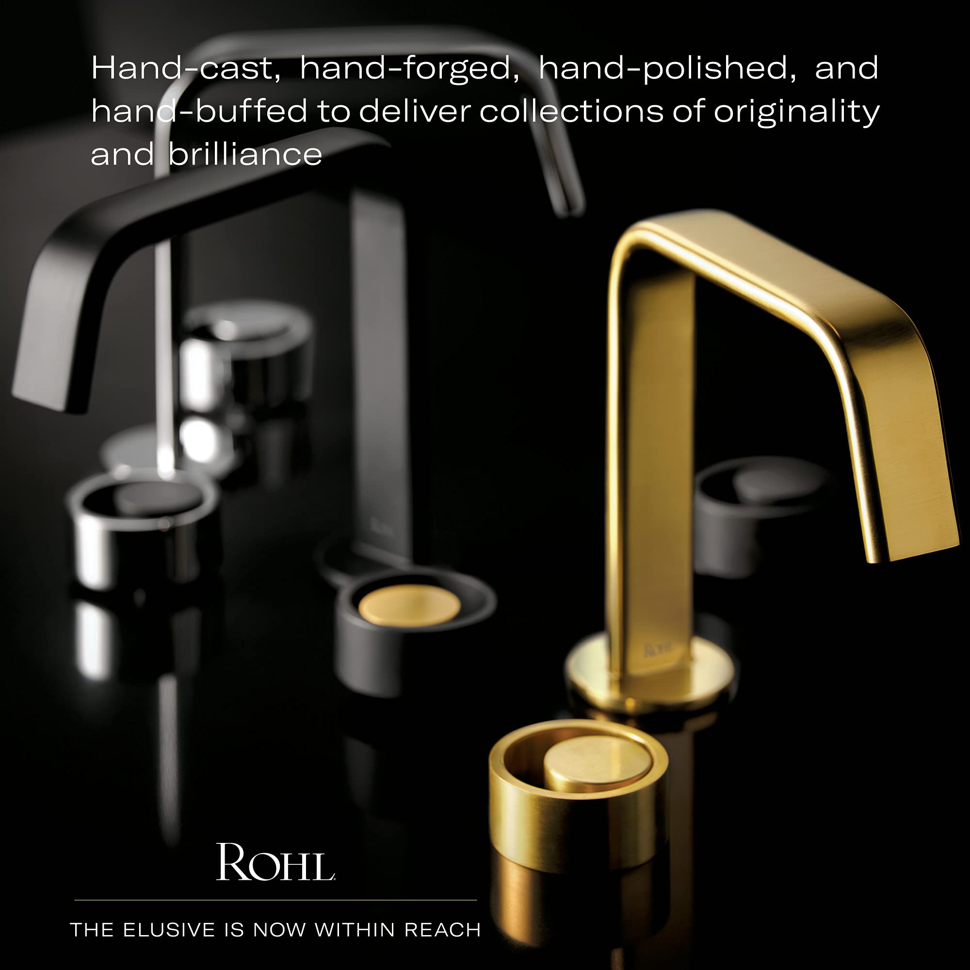 Rohl 1120/12MB Tub and Shower Faucets and Accessories, Matte Black