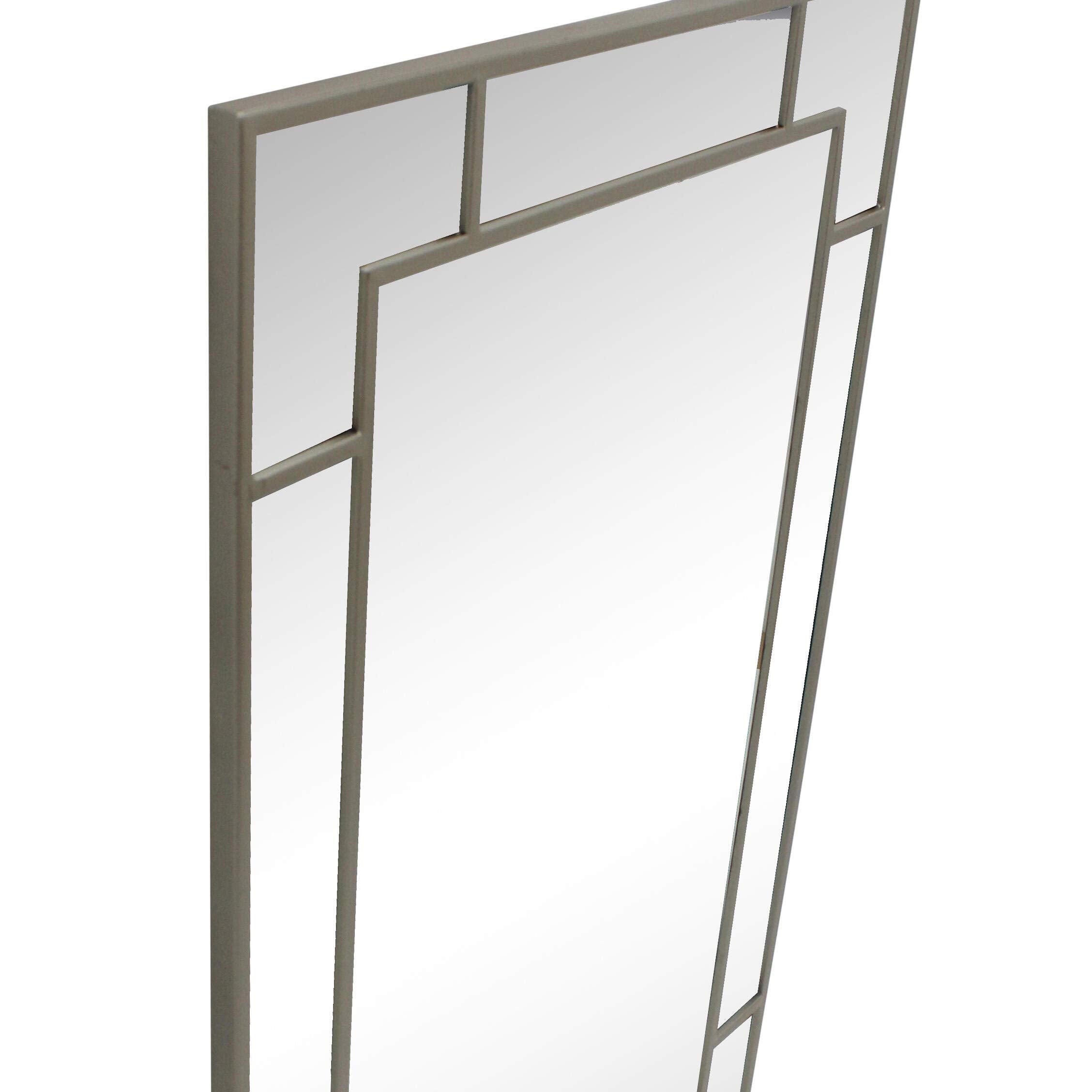 StyleWell Medium Rectangle Champagne Classic Accent Mirror (36 in. H x 24 in. W)