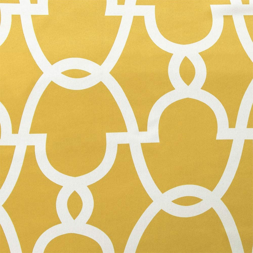 Exclusive Home Curtains Gates Sateen Blackout Thermal Window Curtain Panel Pair with Grommet Top, 52x63, Sundress Yellow 2 Piece