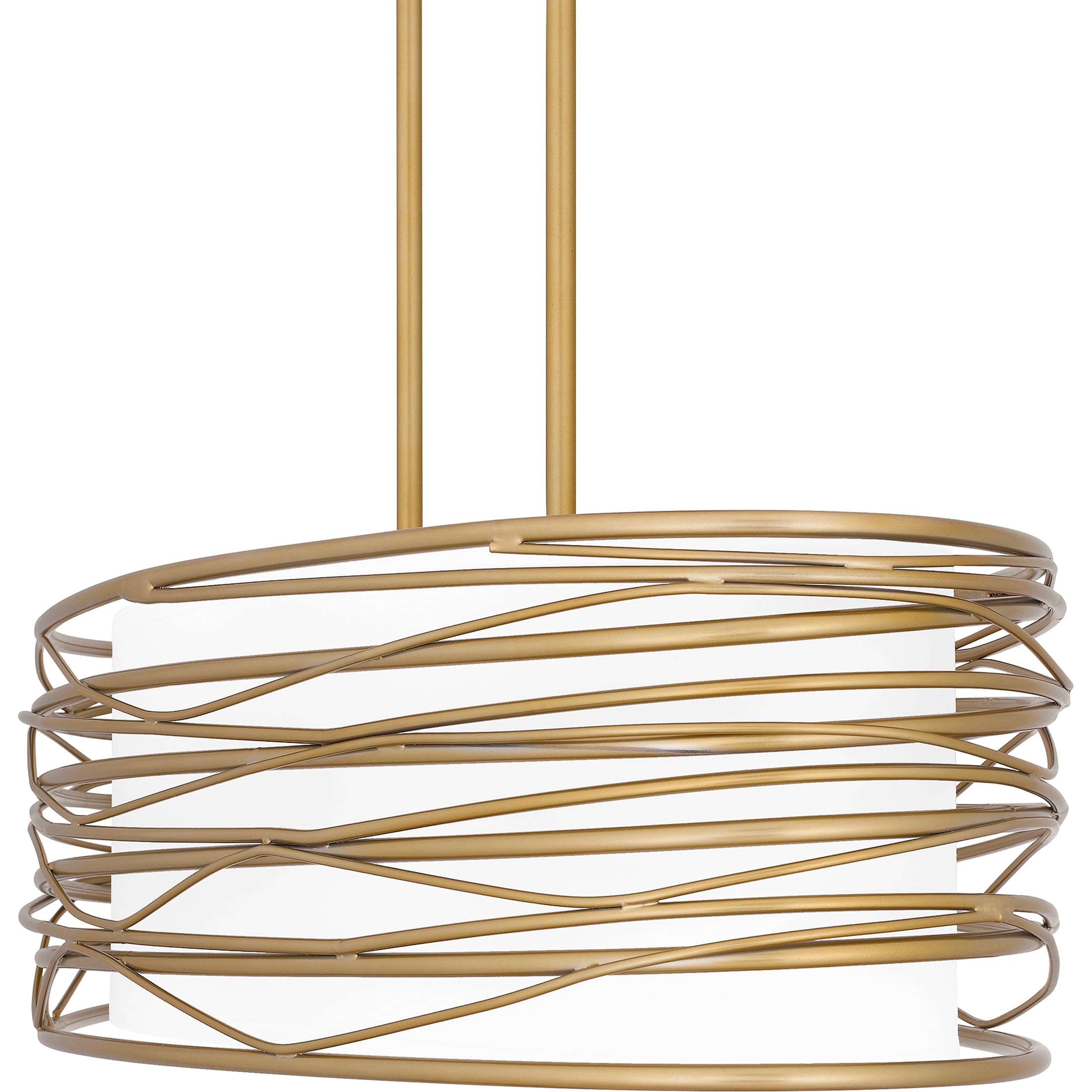 Quoizel Spiral 5-Light Light Gold Island Light