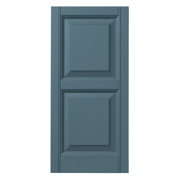 Ply Gem Shutters and Accents VINRP1235 BLU Raised Panel Shutter, 12