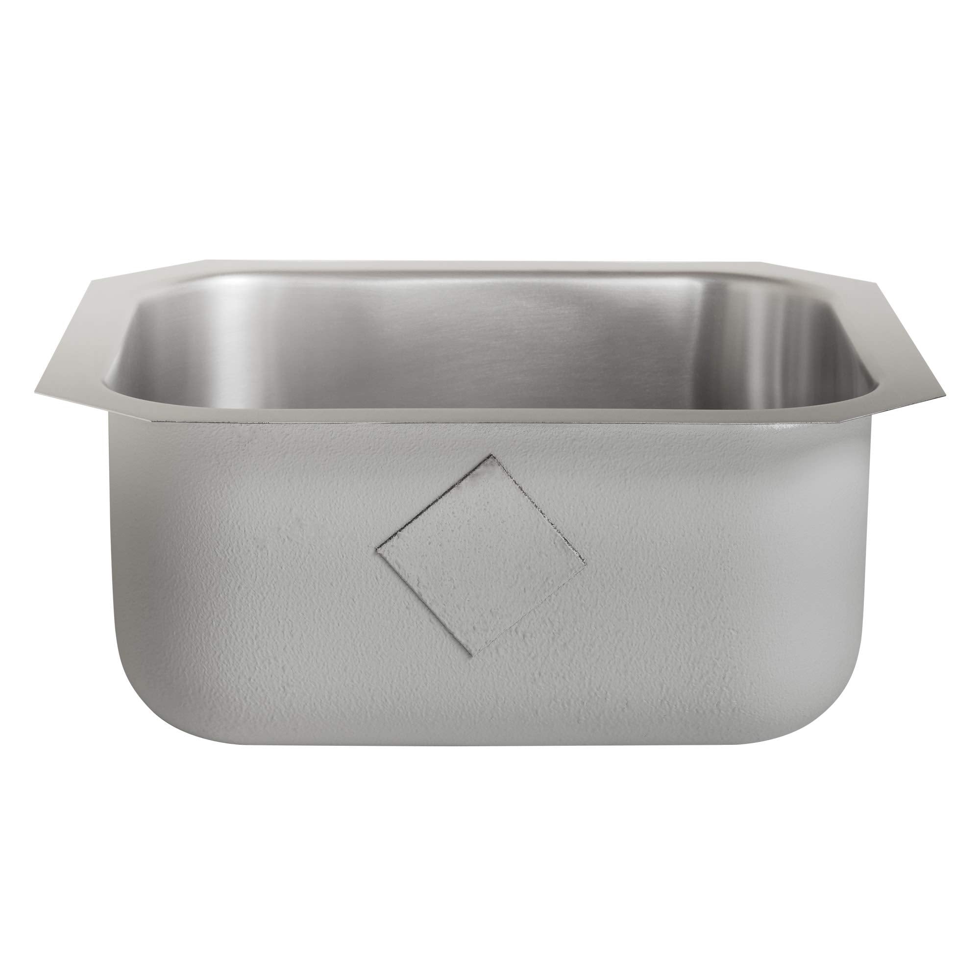 PROFLO PFUC109 PROFLO PFUC109 16" Single Basin Undermount Stainless Steel Kitchen Sink