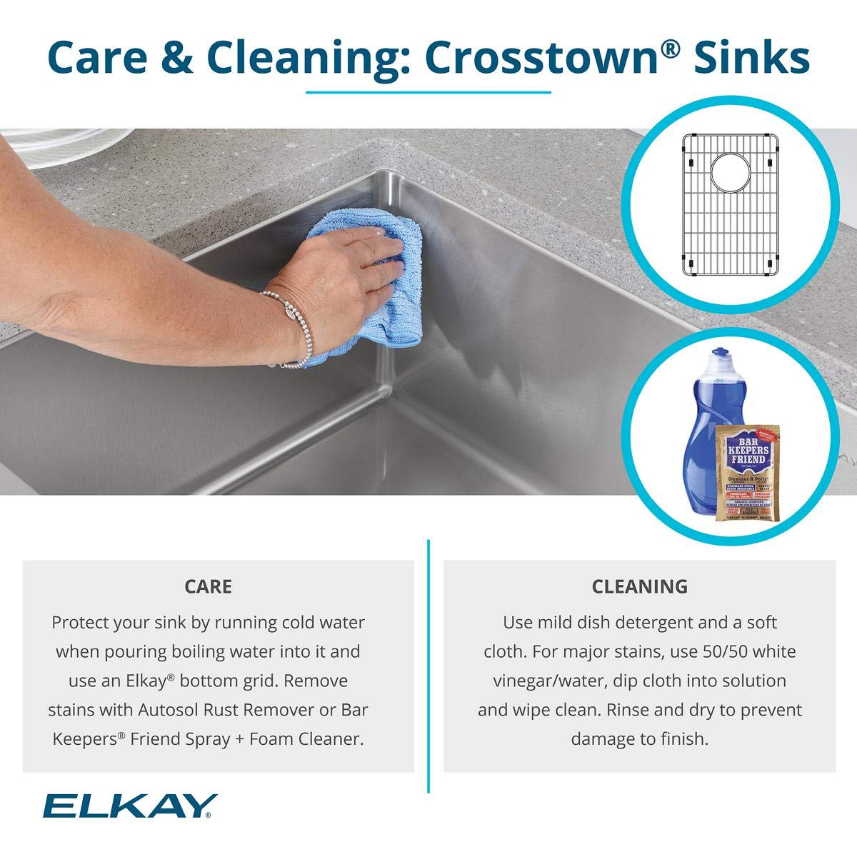 Elkay ECTRU35179T Crosstown Sink, 37", 0