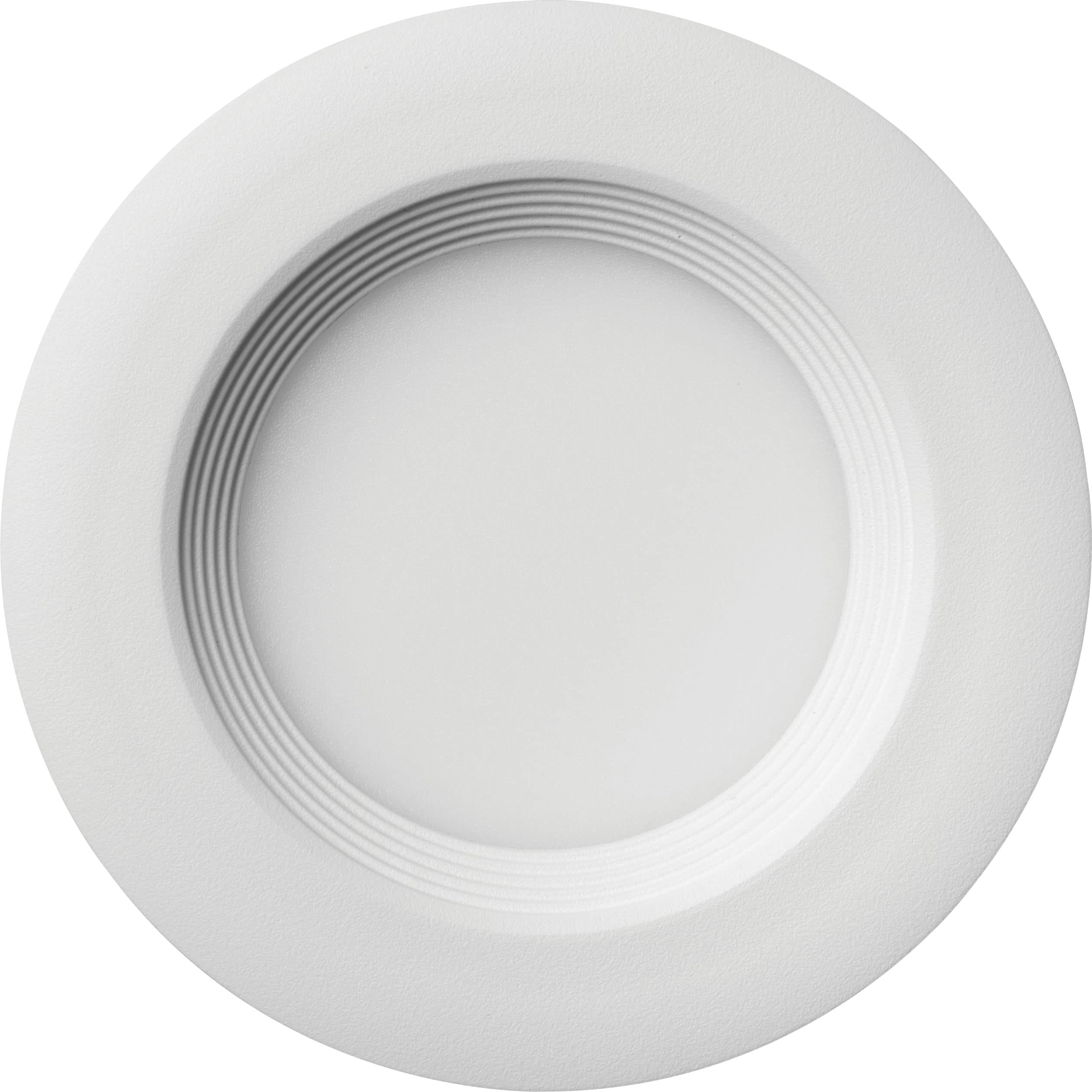 Juno WF4 REG SWW5 90CRI MW M6 Round Baffle LED Downlight, 120 Volts, 2700K/3000K/3500K/4000K/5000K, Triac Dimming, 4-Inch Regressed Lens, Matte White