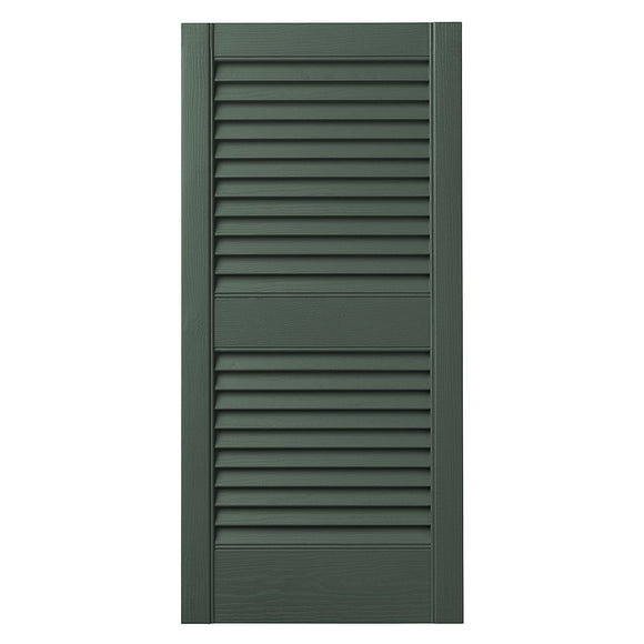 Ply Gem Shutters and Accents VINLV1543 55 Louvered Shutter, 15