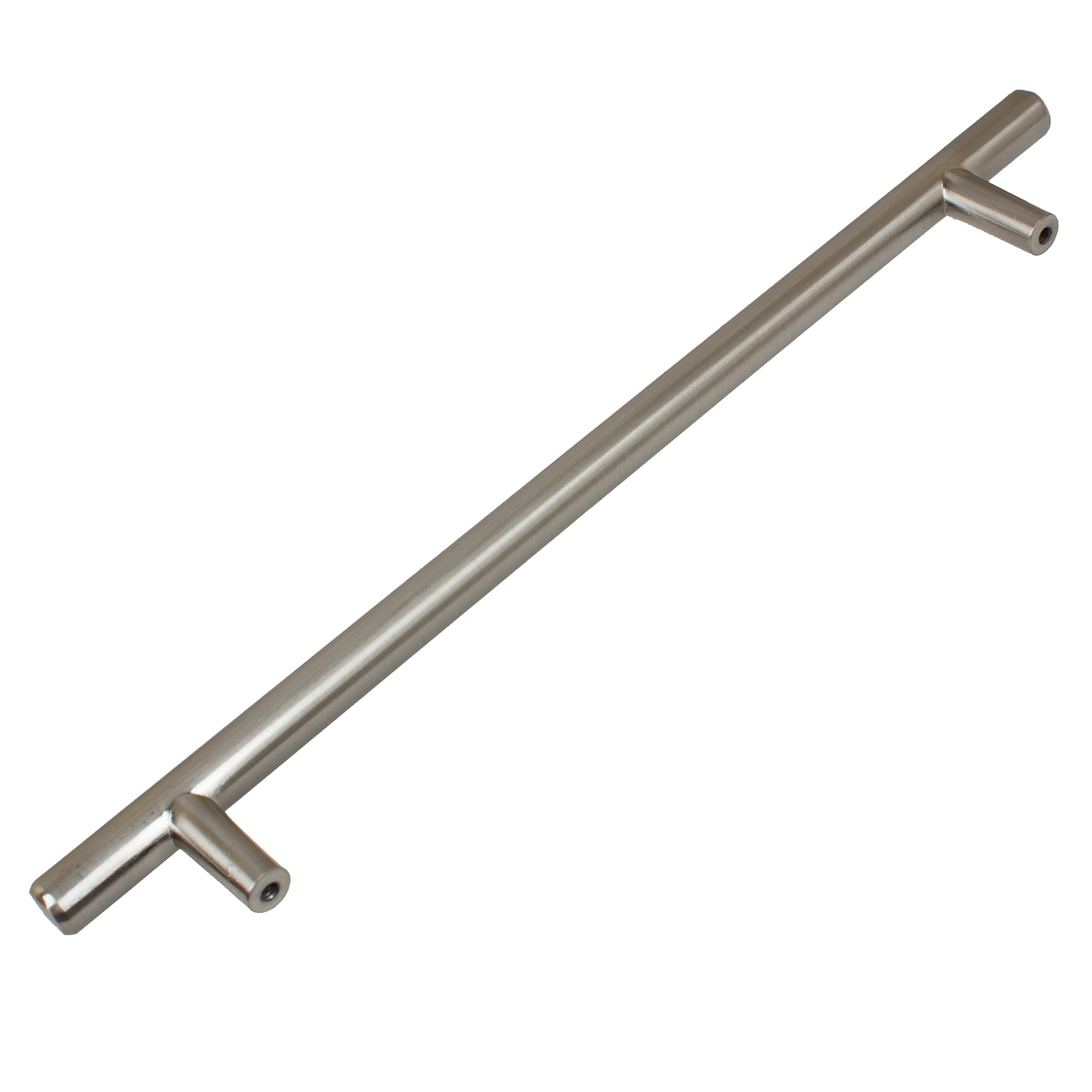 GlideRite Hardware 4074-L-SN-1 Type CC Solid Bar Series Cabinet Pull, 7.625", Satin Nickel Finish