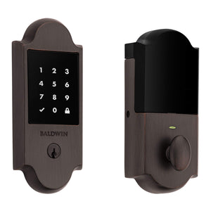 Baldwin 8235.112.ZW Boulder Touchscreen with Z-Wave Deadbolt, Venetian Bronze