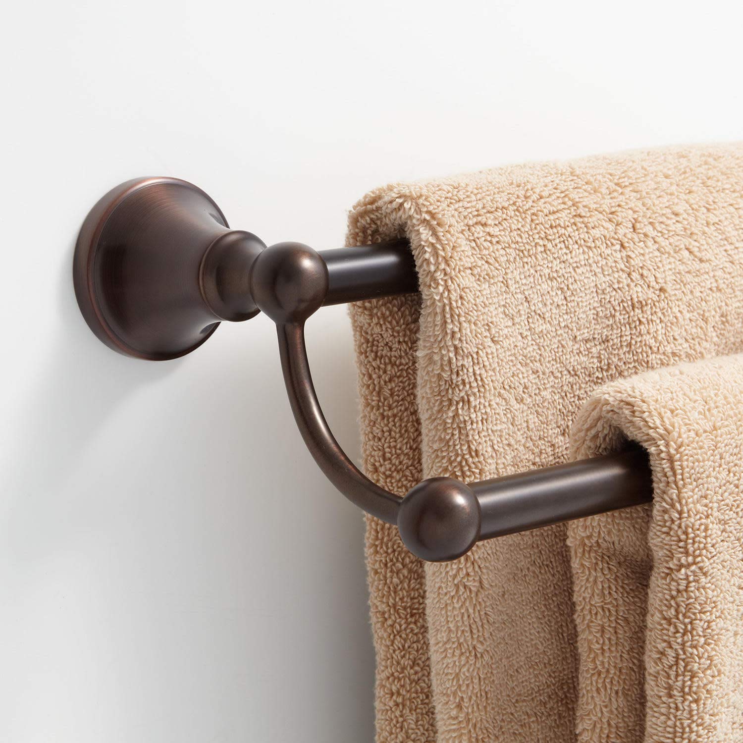 Signature Hardware 353568 Seattle 24" Double Towel Bar