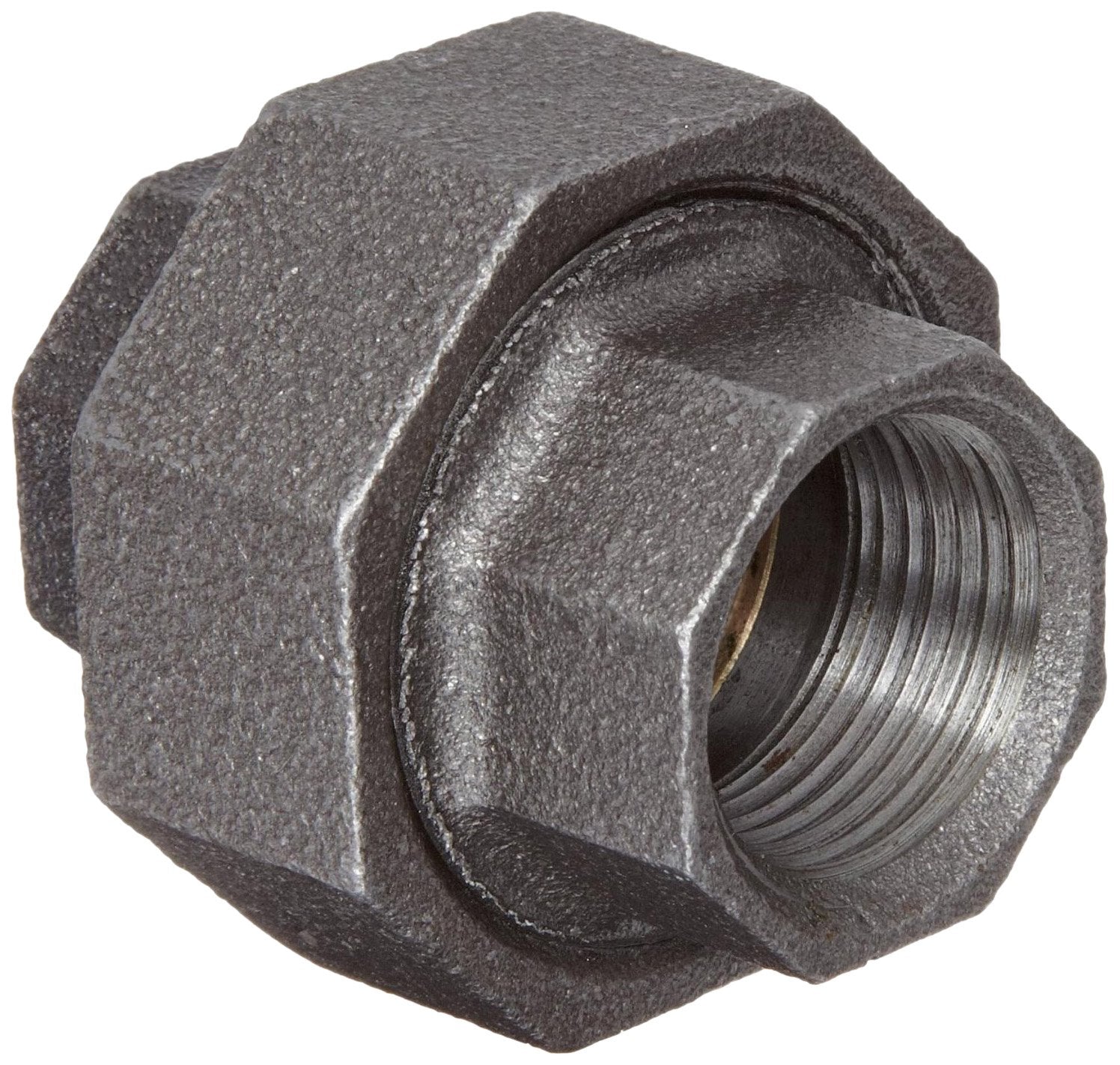 Anvil 8700163655, Malleable Iron Pipe Fitting, Union, 2" NPT Female, Galvanized Finish