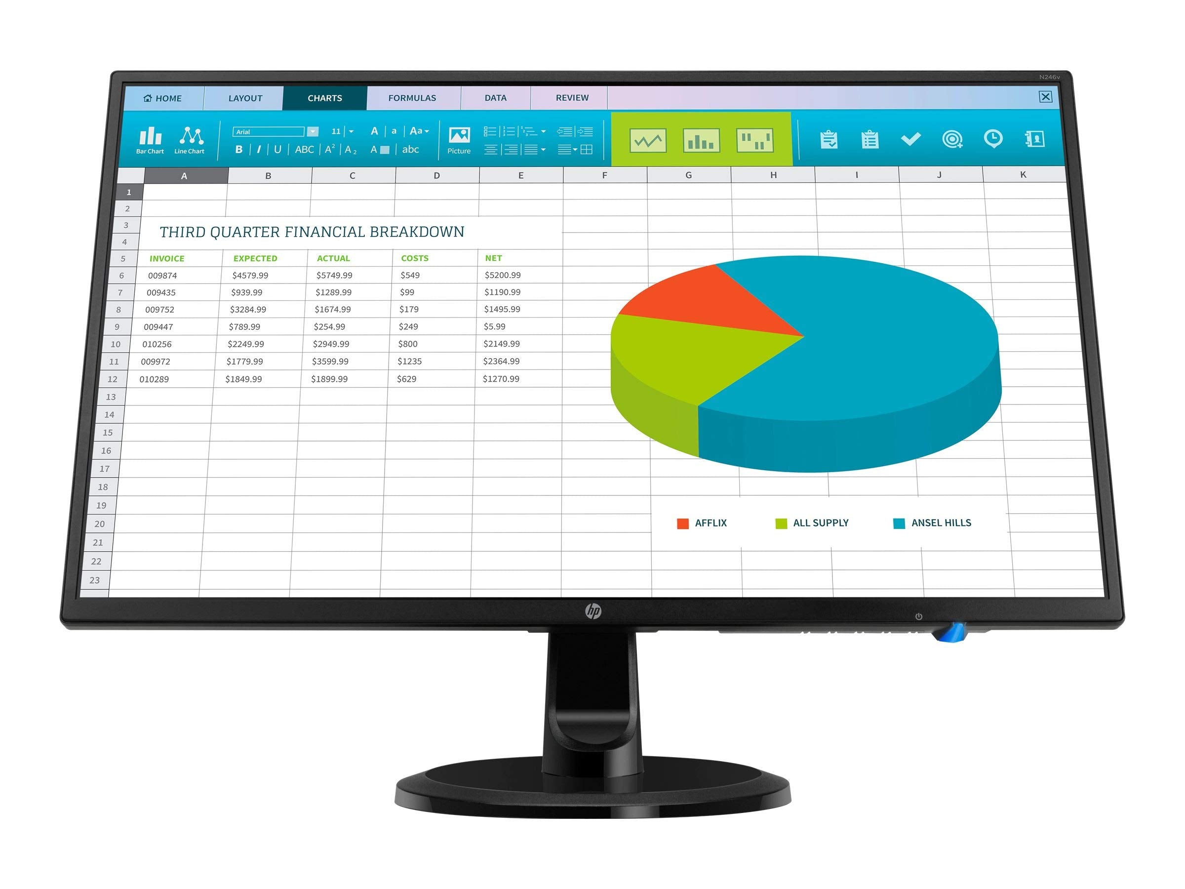 HP 23.8" Full HD IPS 1920x1080, 1000:1, 250cd/m�, 5ms, 0.275mm, 16.7M Colors, 16:9, HDCP, VGA, HDMI, VESA Mount, 22W (1RM28A6#ABA)