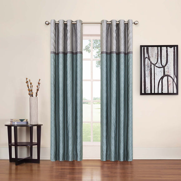 ECLIPSE Arno Modern Blackout Thermal Grommet Window Curtain for Bedroom or Living Room (1 Panel), 52