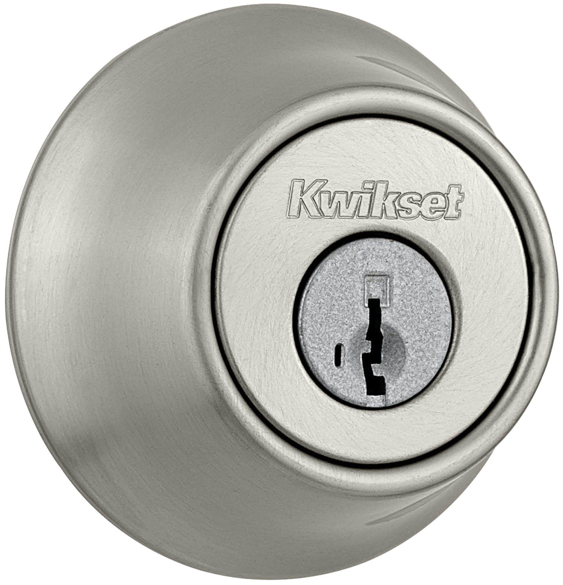 Kwikset 665-S Double Cylinder Deadbolt with SmartKey from The 660 Series - Satin Nickel