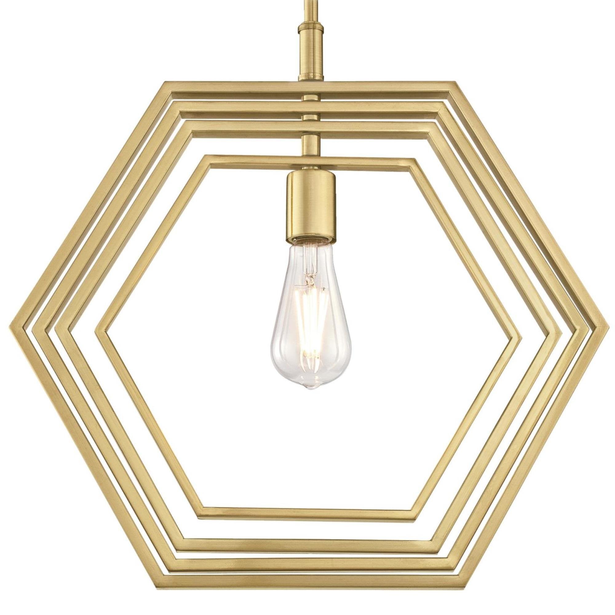 Westinghouse 6351200 Pendant, 18-Inch, Brass