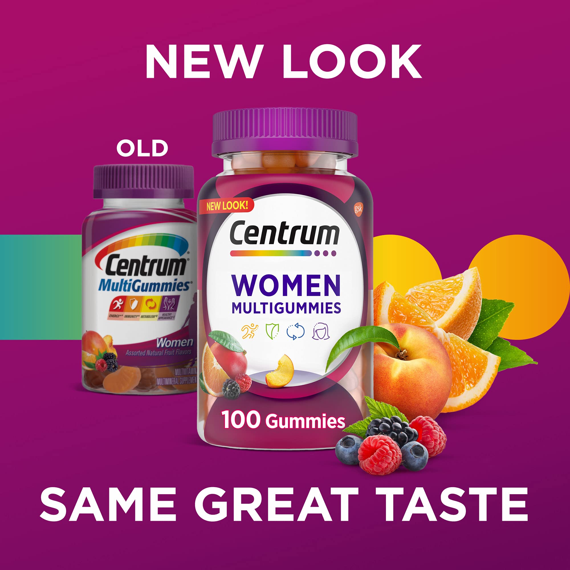 Centrum Womens Multigummies - Assorted Fruit 100 Gummies