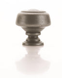 Amerock | Cabinet Knob | Weathered Nickel | 1-3/16 inch (30 mm) Diameter | Kane | 1 Pack | Drawer Knob | Cabinet Hardware