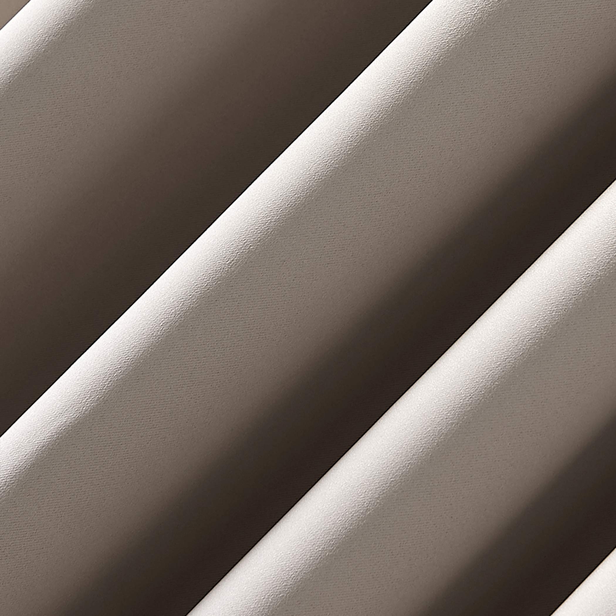 Sun Zero Nordic Theater Grade Extreme 100% Blackout Grommet Curtain Single Panel, 52" x 84", Stone