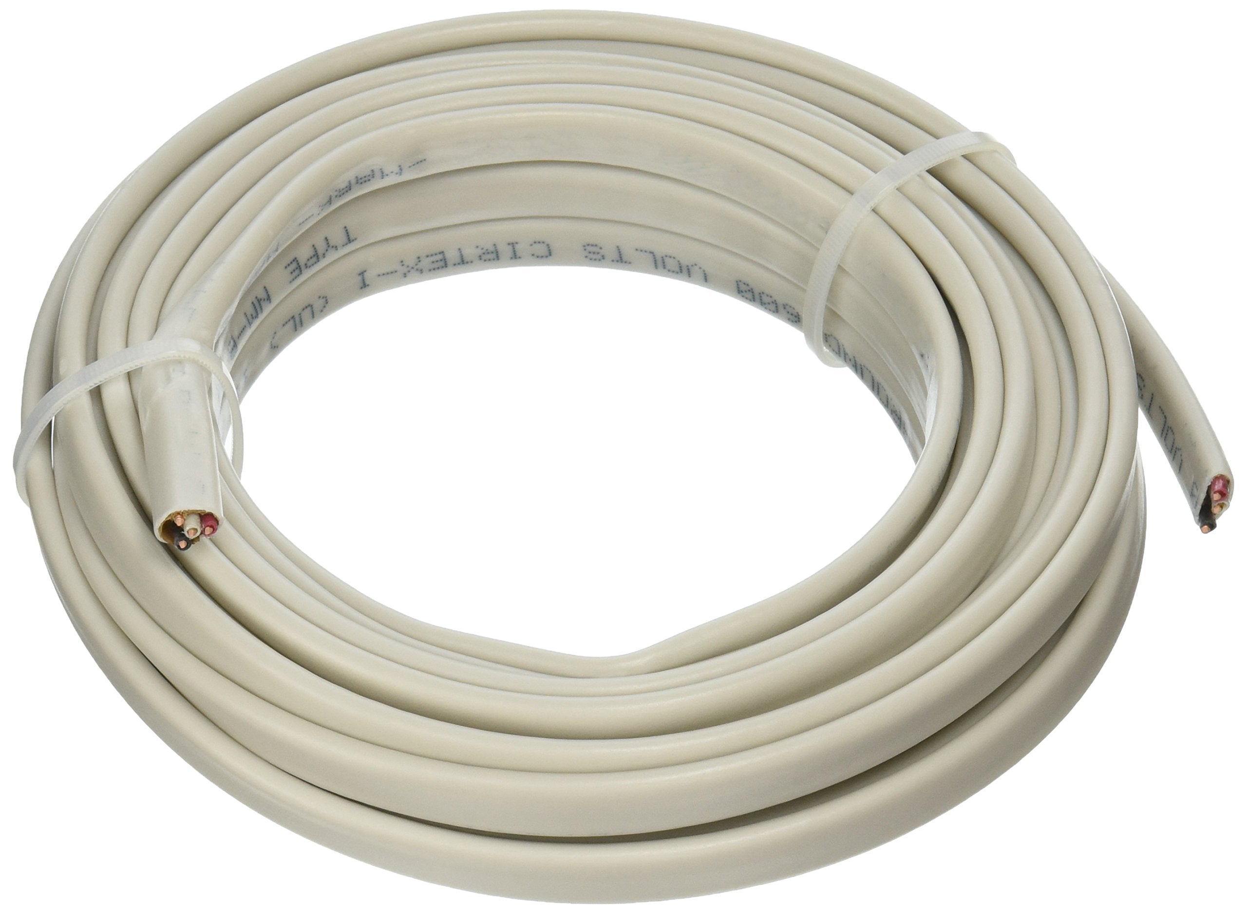 Cerrowire 147-1403AR 25-Feet 14/3 NM-B Solid with Ground Wire, White