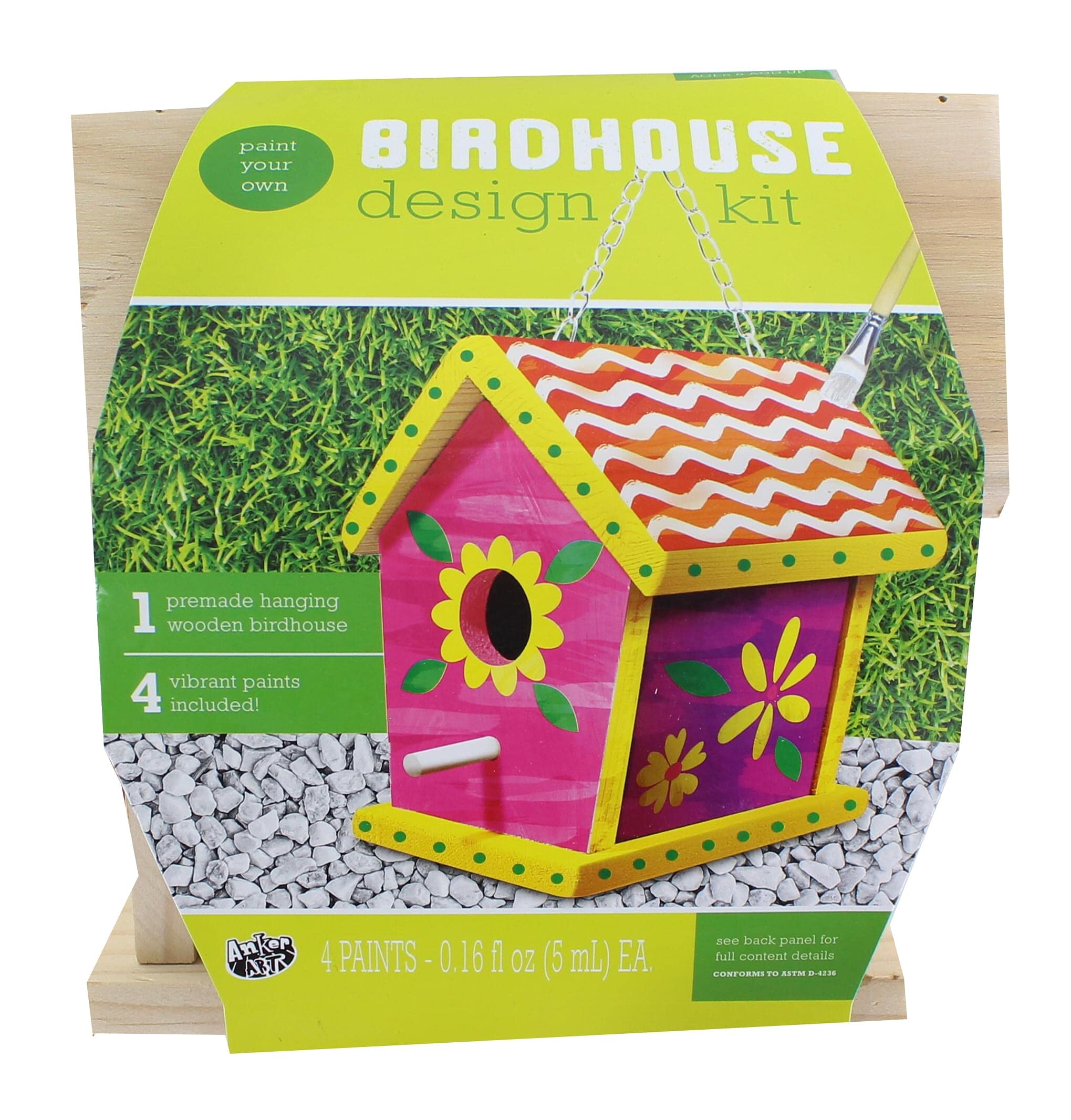 Anker Play Paint Your Own Birdhouse Craft Kit