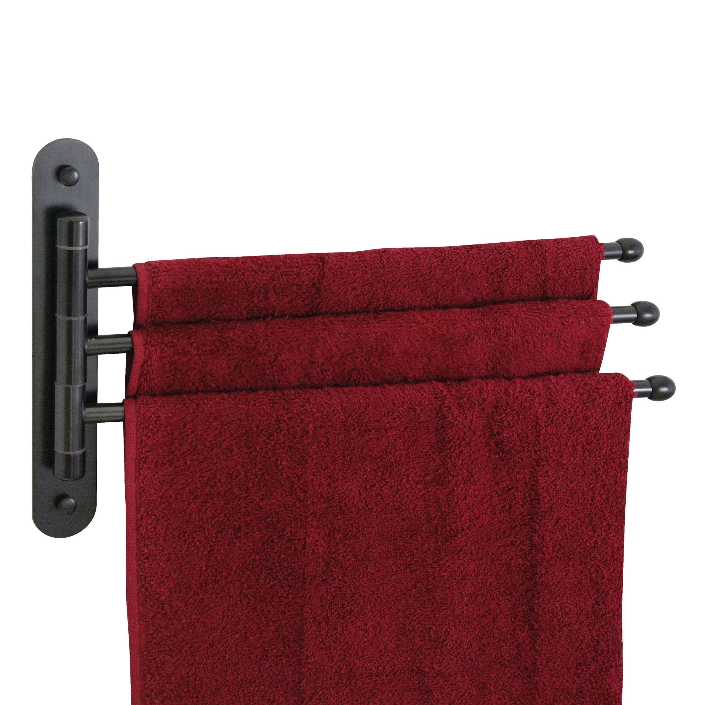 MODONA 15� Triple Swing Towel Bar (SS304) � Rubbed Bronze - 5 Year Warrantee