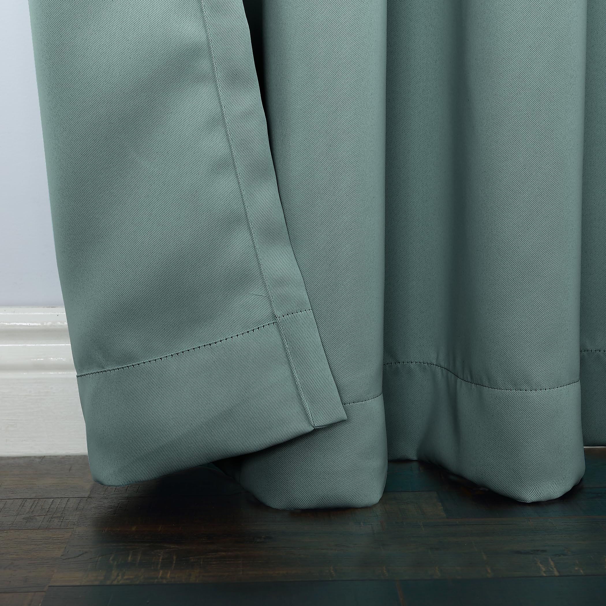 Sun Zero Easton Extra-Wide Blackout Grommet Sliding Patio Door Curtain Panel