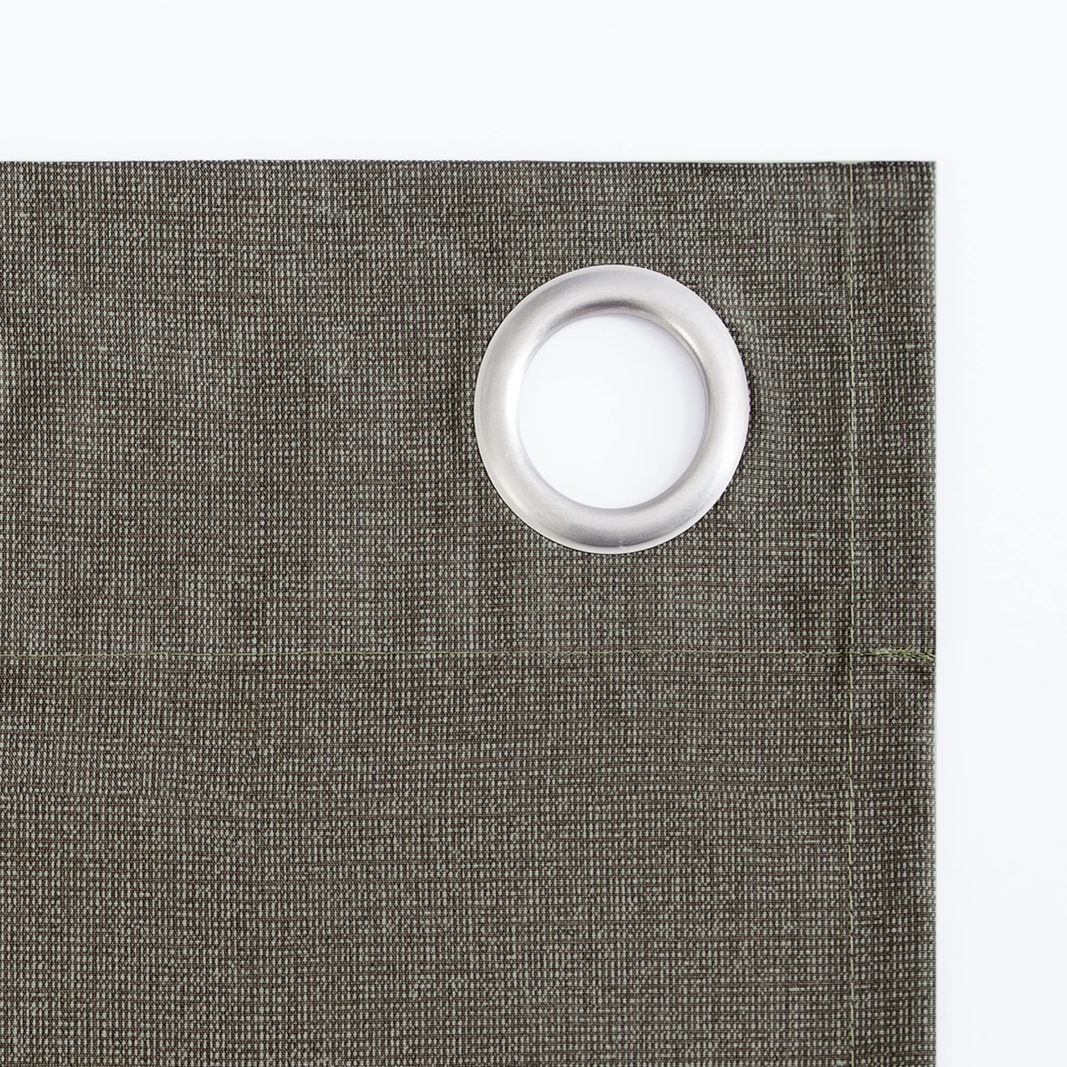 Sun Zero Columbia Thermal Insulated 100% Blackout Grommet Curtain Single Panel, 50" x 63", Olive Green