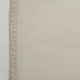 Archaeo Embroidered Border 100% Cotton Linen Sheer Curtain, 50 in x 84 in, Stone