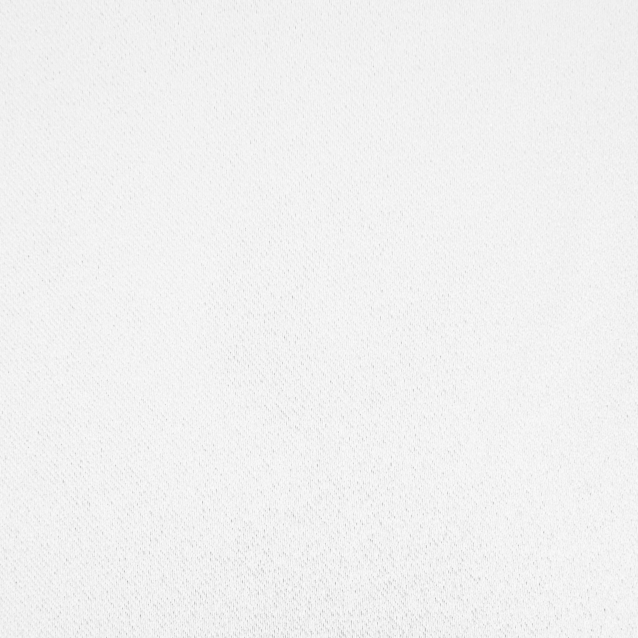 Sun Zero Bergen Theater Grade Extreme 100% Blackout Rod Pocket Curtain Panel, 40" x 84, White