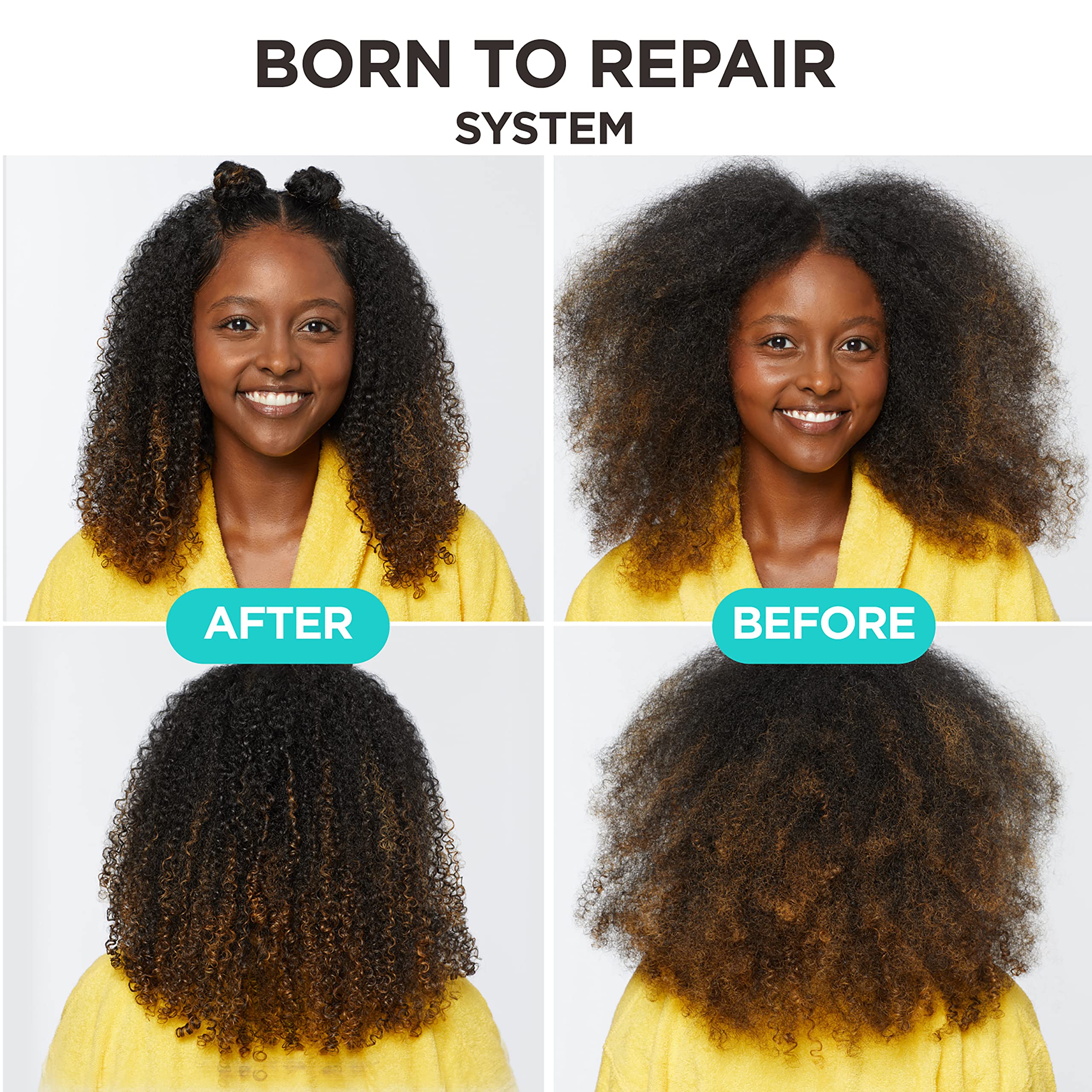 Carol's Daughter Born To Repair Curl Defining Leave-In Cream - Moisturizing, Anti Frizz, and Vegan Hair Care for All Hair Textures - Made with Shea Butter, 6.8 Fl Oz