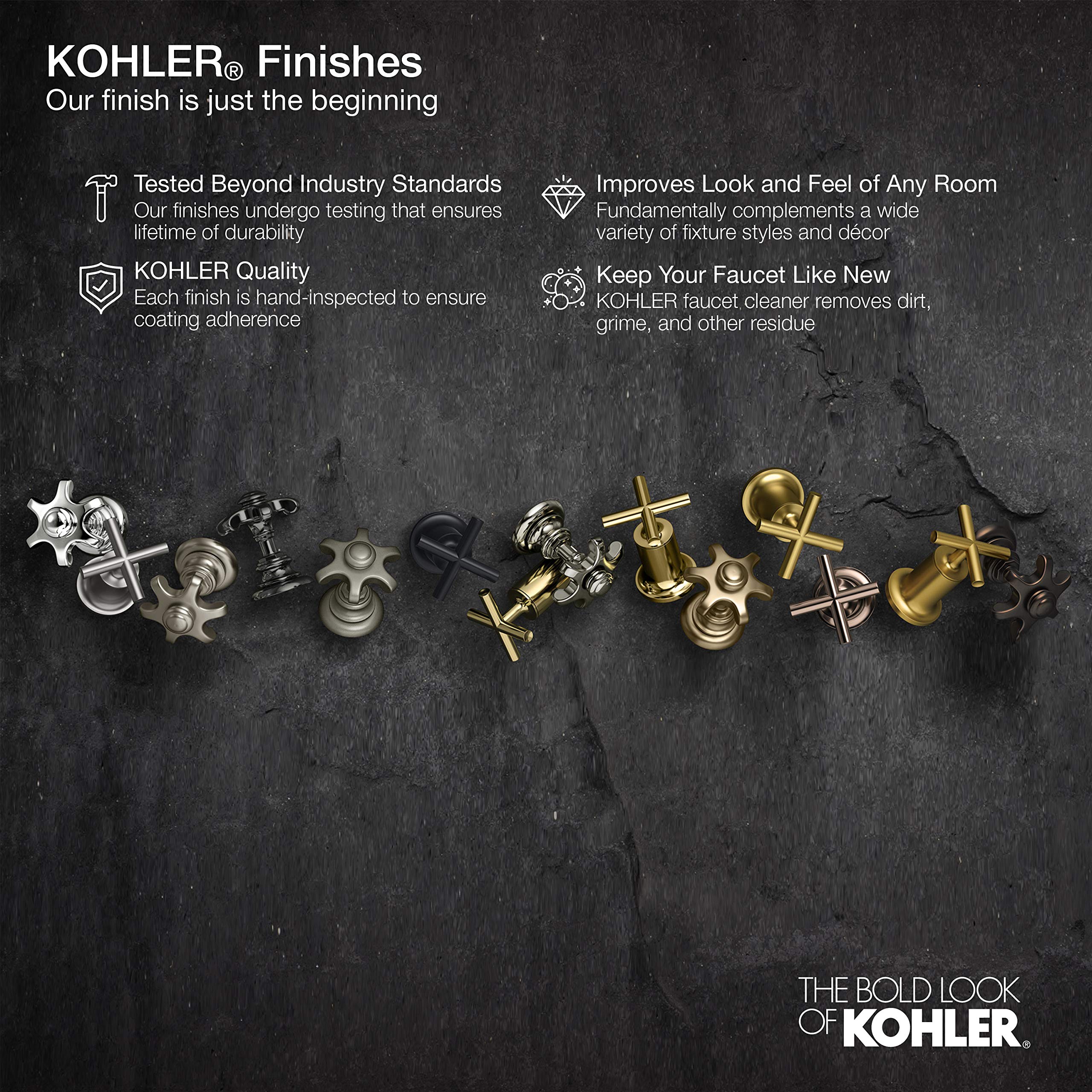 Kohler K-TS10274-4G-BN Forte Shower/Tub Trim, Vibrant Brushed Nickel