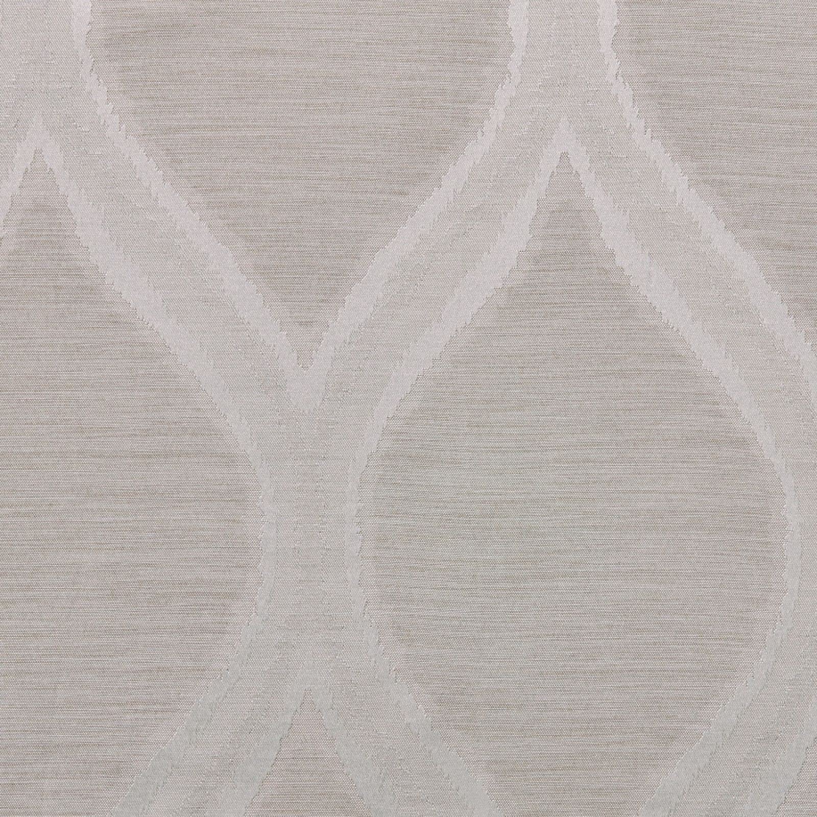 EXCLUSIVE HOME Montrose Ogee Geometric Textured Linen Grommet Top Curtain Panel Pair, 54"x84", Linen