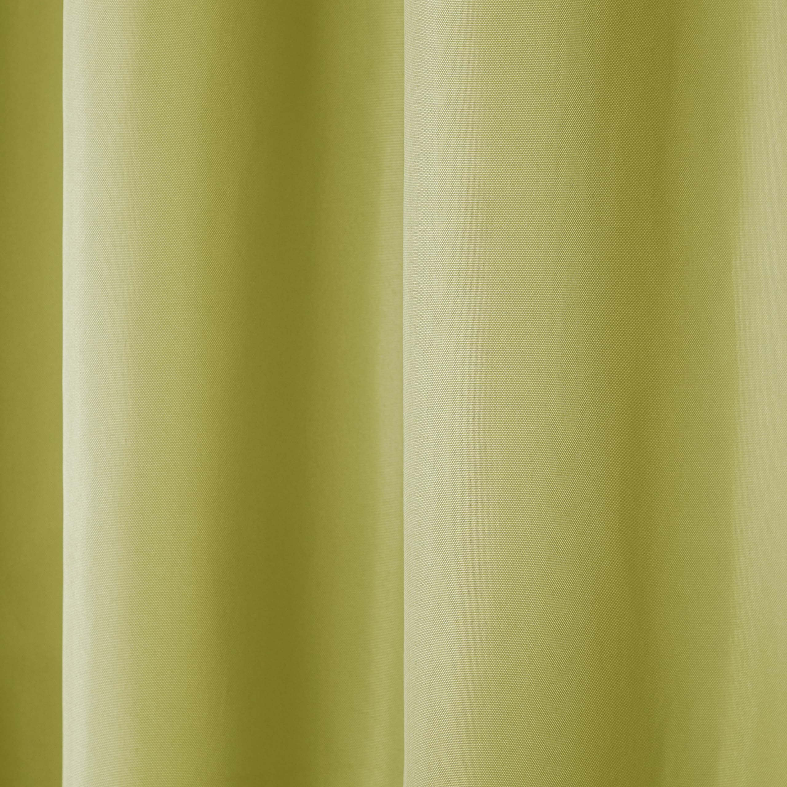 TOWN & COUNTRY BASICS Cabana Solid Heavyweight Indoor Outdoor Curtains, Light Filtering Opacity with Grommet Top, Water Repellent, 2-Pack Set, 54"x84", Kiwi Green